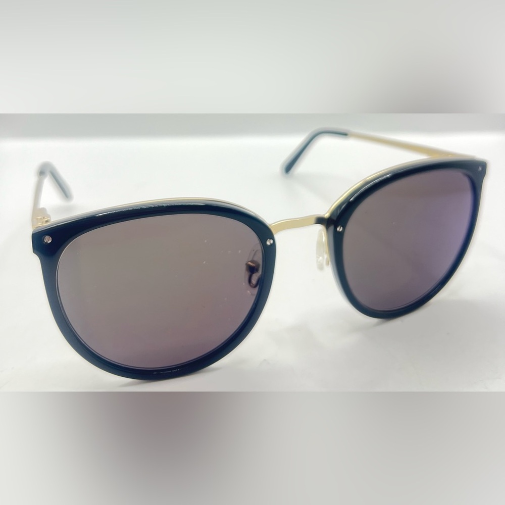 Eyebuydirect Crash Black Gold Oval Sunglasses Frames Only - Picture 1 of 8
